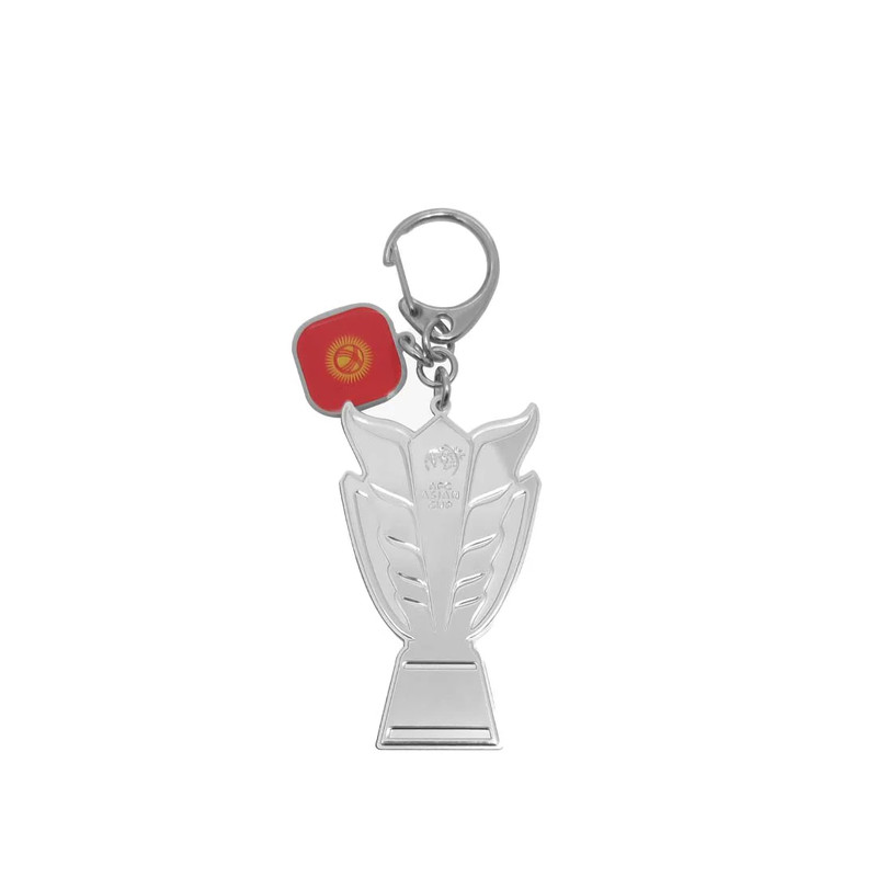 2D Trophy Keychain with Country Flag - Kyrgyzstan - أكسسوار